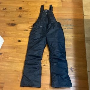 Snow Ski Bib for Kids Size Large Black